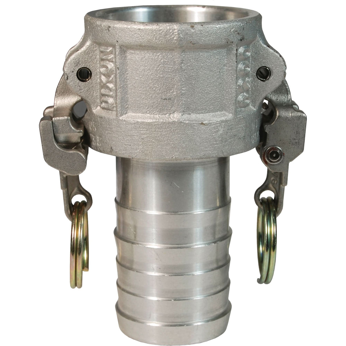 EZ Boss-Lock™ Cam & Groove Coupler x Hose Shank, Aluminum, Type C, 4", 100 psi
