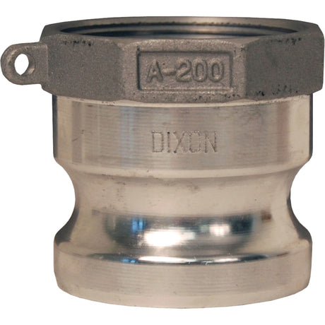 Global Cam & Groove Adapter, Aluminum, Type A, 2", Female NPT, 250 PSI