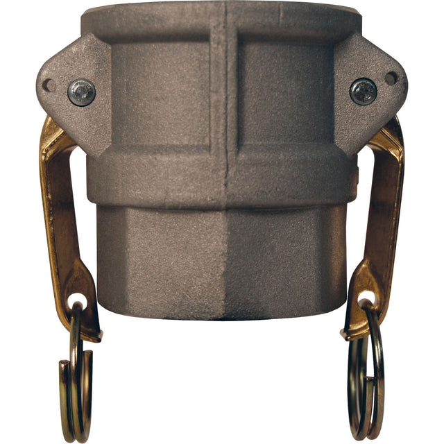 Global Cam & Groove Coupler, Aluminum, Type D, 2-1/2", Female NPT, 250 PSI