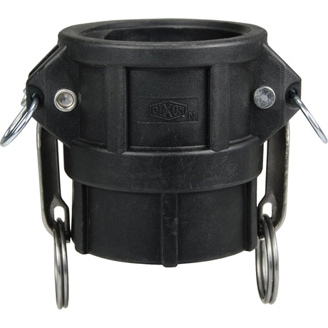 Cam & Groove Coupler, Polypropylene, Type D, 3", Female NPT, 60 PSI