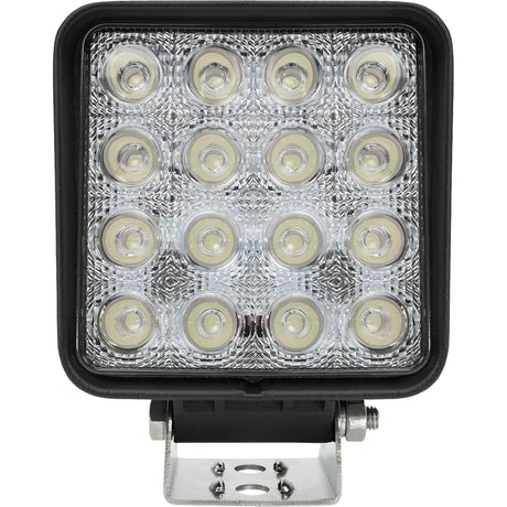 4" Square  60° Floodlight, LED, 80 W, 4000/9600 Lumens