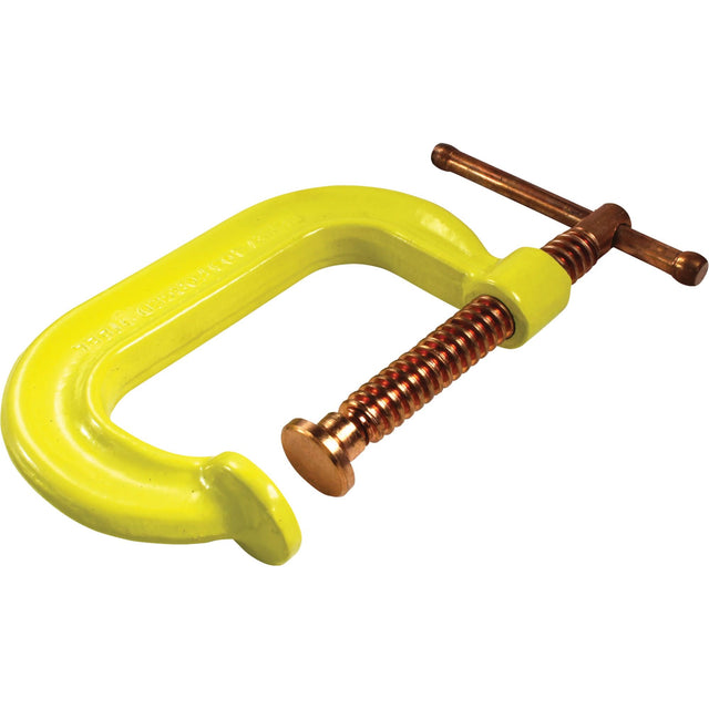 Regular-Duty Deep Throat C-Clamp, 2" (51 mm) Capacity, 2-1/8" (54 mm) Throat Depth