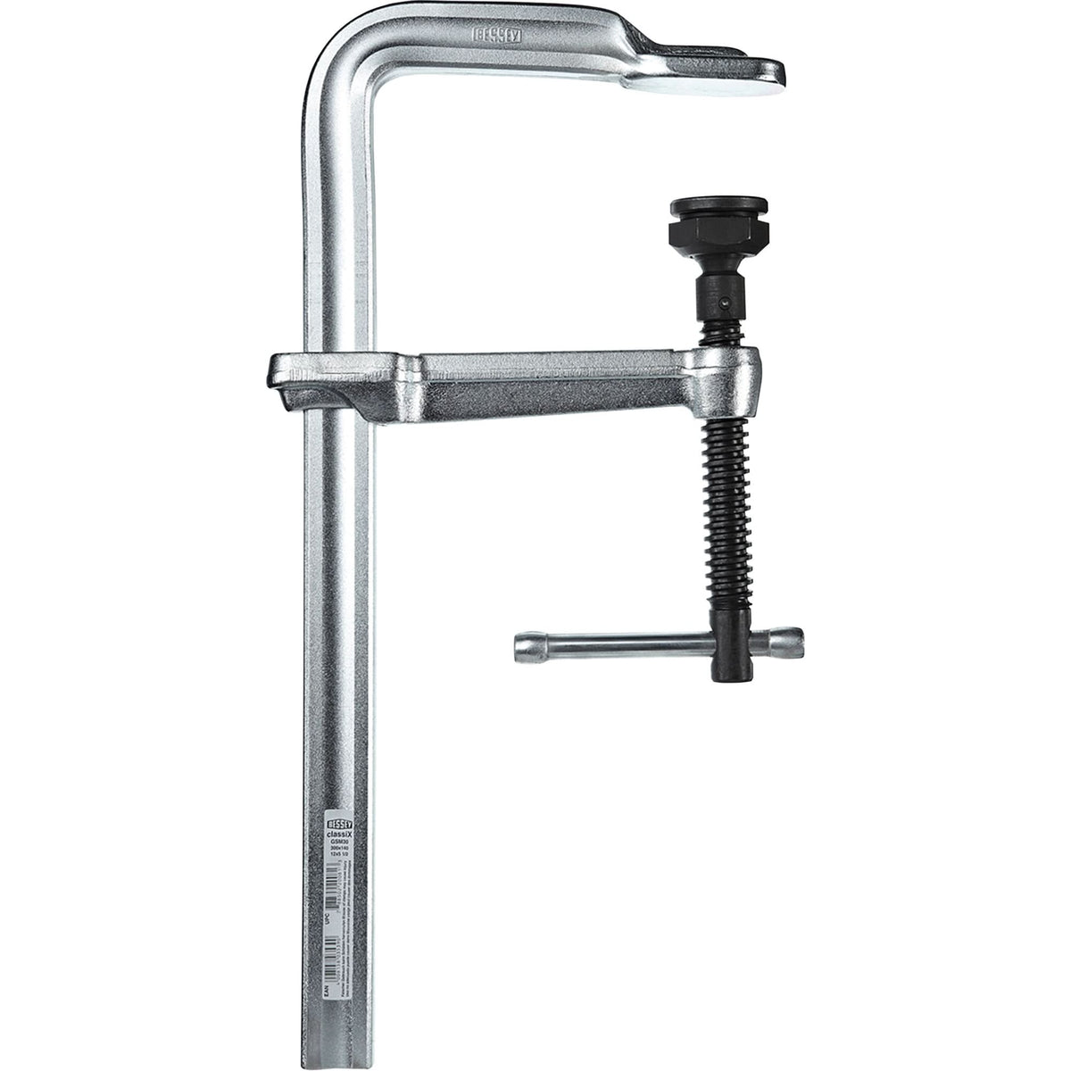 ClassiX® Regular-Duty Bar Clamp, 12" (305 mm) Capacity, 5-1/2" (140 mm) Throat Depth