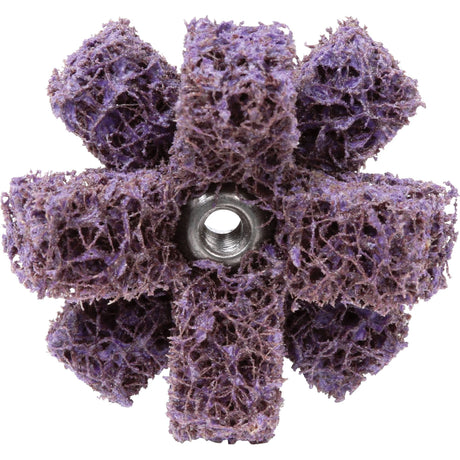 Scotch-Brite™ Cross Buff, BF-XB, 1-1/2" Dia., Medium Grit, Aluminum Oxide