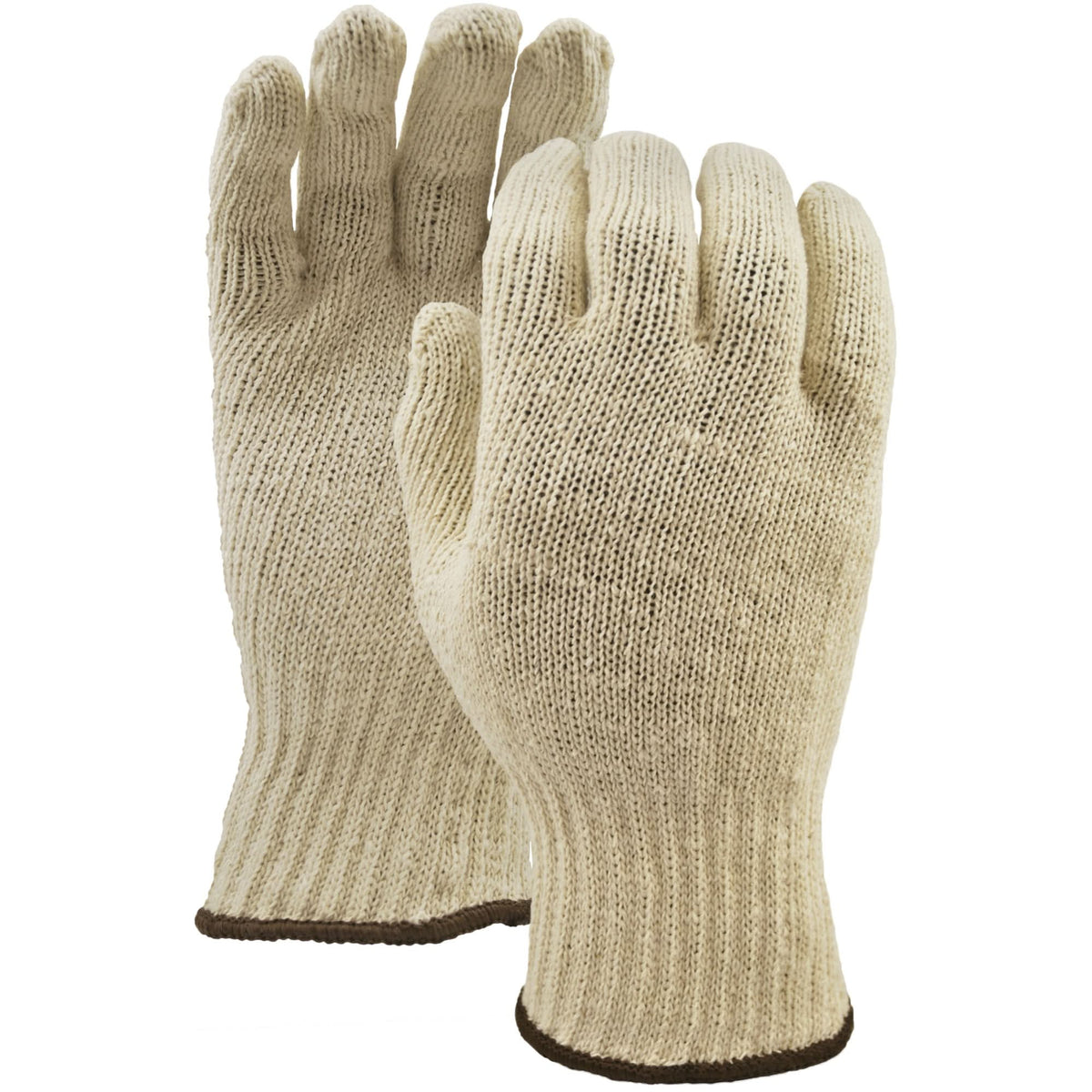 White Knight Gloves, Poly/Cotton, Large