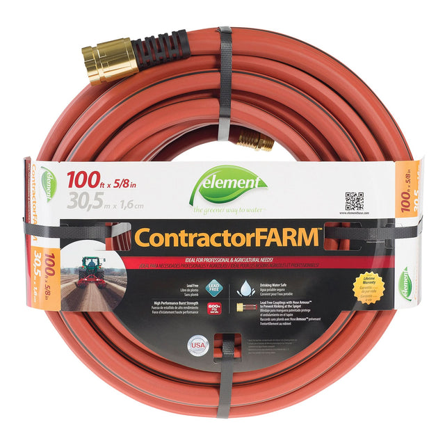 Contractor/FARM™ Water Hose, PVC, 5/8" dia. x 100'
