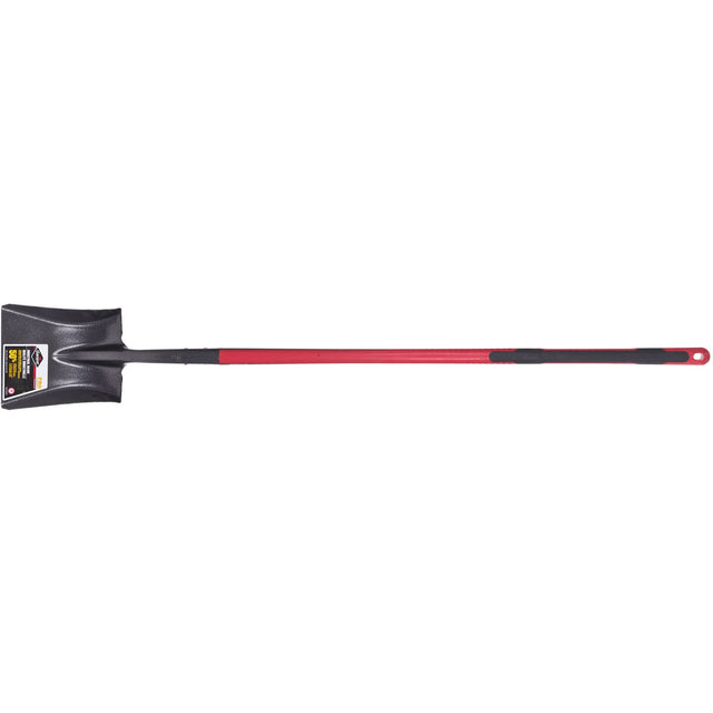 Pro™ Square Point Shovel, Fibreglass, Tempered Steel Blade, Straight Handle, 48" Long