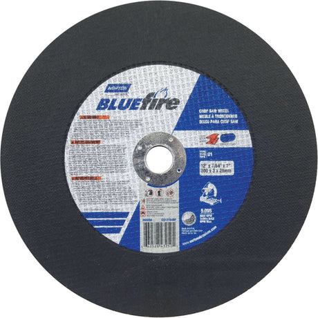 BlueFire® Chop Saw Wheels, 14" x 7/64", 1" Arbor, Type 01/41, Aluminum Oxide/Zirconium, 4365 RPM