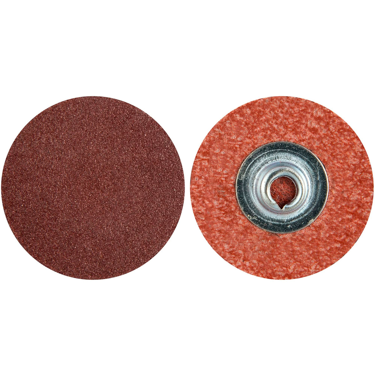 MERIT ALO RESIN BOND Cloth Discs, 1-1/2" Dia., 36 Grit, Aluminum Oxide