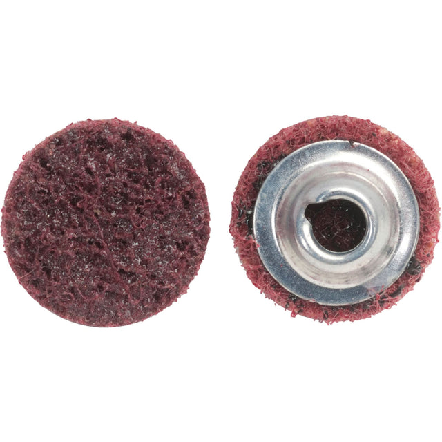 Bear-Tex® Rapid Prep Non-Woven Quick-Change Disc, 2" Dia., Medium Grit, Aluminum Oxide