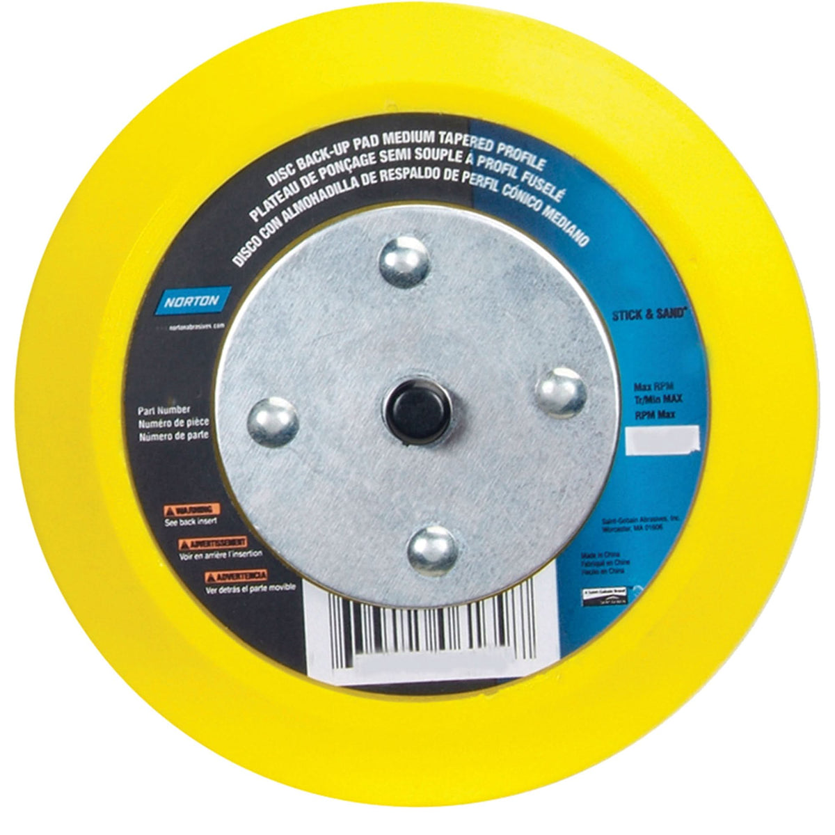 Medium Tapered Backing Pad