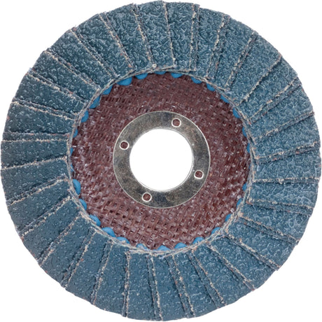 Flap Wheels - Metal R828, 4-1/2" x 7/8", Type 27, 80 Grit, Zirconium