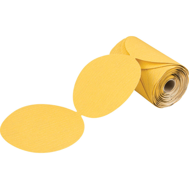 Gold Reserve™ A296 PSA Disc Roll, 6" Dia., P320 Grit, Aluminum Oxide