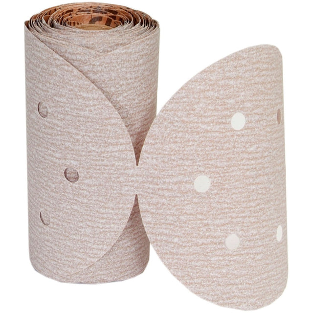 PSA Vacuum Discs, 6" Dia., 320 Grit, Aluminum Oxide