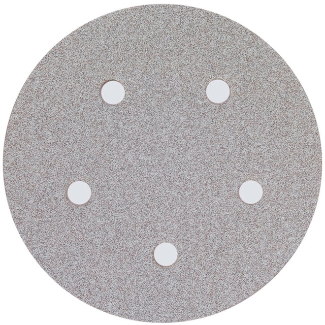 5" NO-FIL ADALOX NORGRIP VAC D-3328 P80-B, 5" Dia., P80-B Grit, Aluminum Oxide, B-Weight