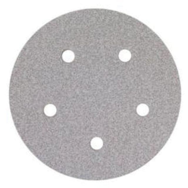 Paper Hook & Loop Vacuum Discs, 5" Dia., 150 Grit, Aluminum Oxide, B-Weight