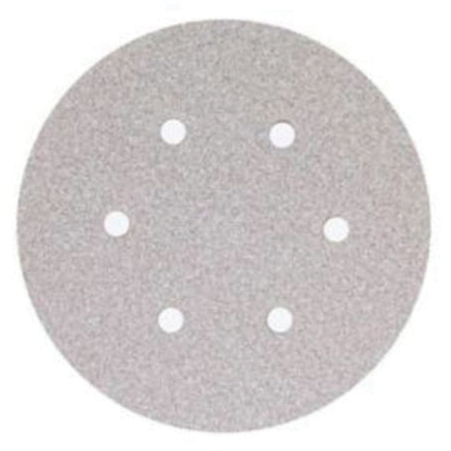 Paper Hook & Loop Vacuum Discs, 6" Dia., 600 Grit, Aluminum Oxide, B-Weight