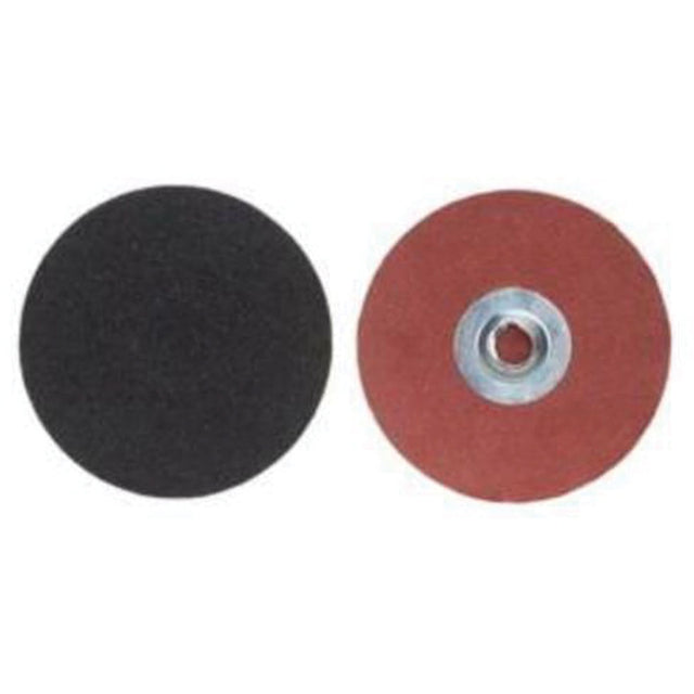 Quick-Change Cloth Disc, 2" Dia., 60 Grit, Silicon Carbide