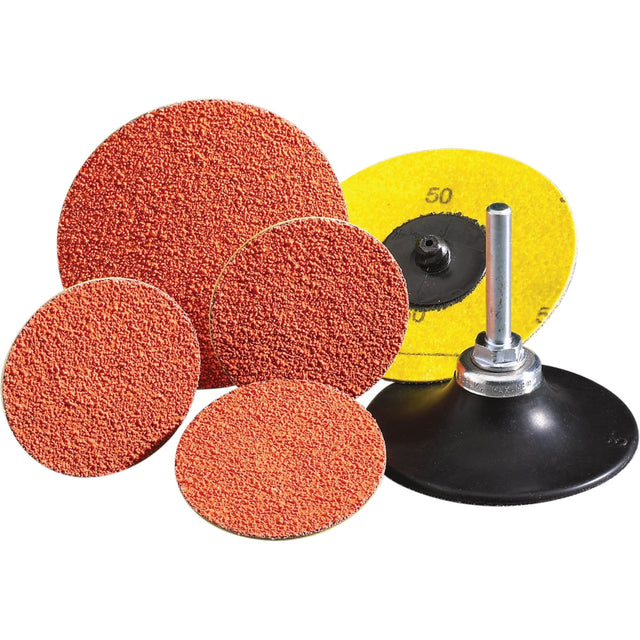 Speed-Lok TR Discs - Norton SG Blaze R980P Cloth Discs, 1-1/2" Dia., 50 Grit, Ceramic