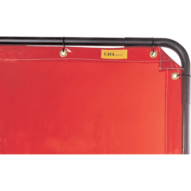 Lavashield™ Curtain, 68.5" x 68.5", High Transparency, Orange