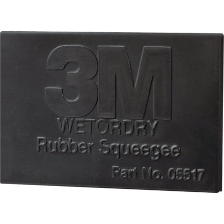 Wetordry™ Rubber Squeegee, 3", Rubber