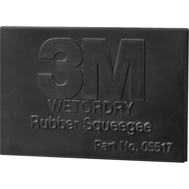 Wetordry™ Rubber Squeegee, 3", Rubber