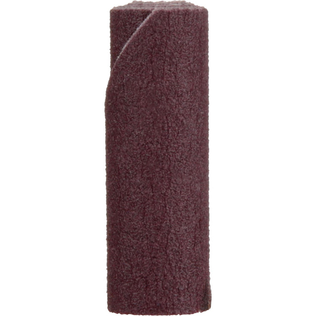 Standard Abrasives™ Straight Cartridge Roll, 80 Grit, 1/2" Dia., Aluminum Oxide, 1-1/2" L, 1/8" Arbor