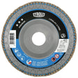 Heavy-Duty C-Trim Flap Disc, 7" x 7/8", Type 29, 80 Grit, Zirconium