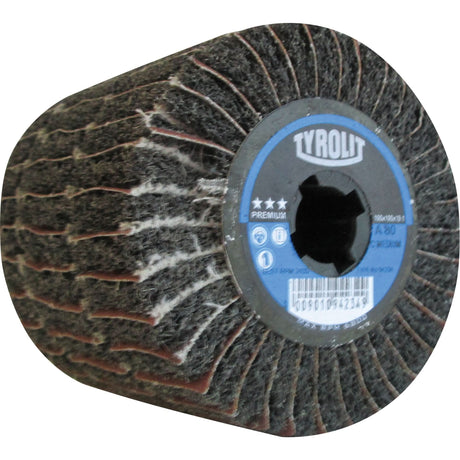 Pro-Line Surface Conditioning Drum, 4" Dia. x 4" W, 3/4" Arbor, 80 Grit, Aluminum Oxide