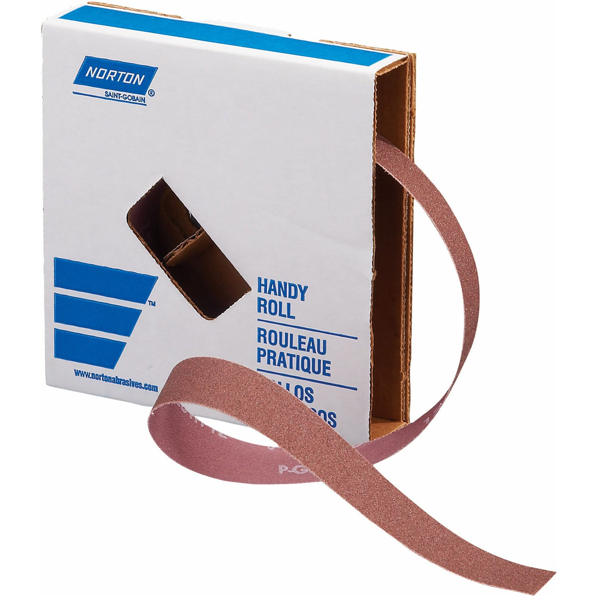 Metalite® K225 Sanding Roll, Aluminum Oxide, 1" W x 30' L, P100-J Grit