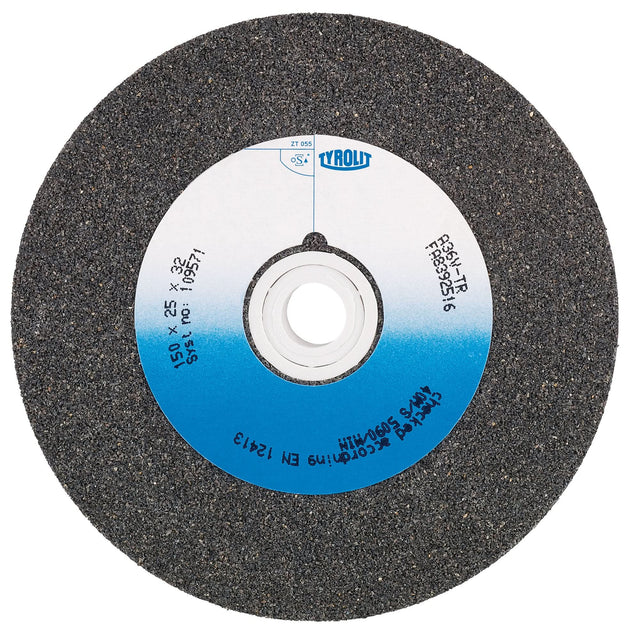 Bench Grinding Wheel, 8" x 1", 1" Arbor, Aluminum Oxide, Type 1