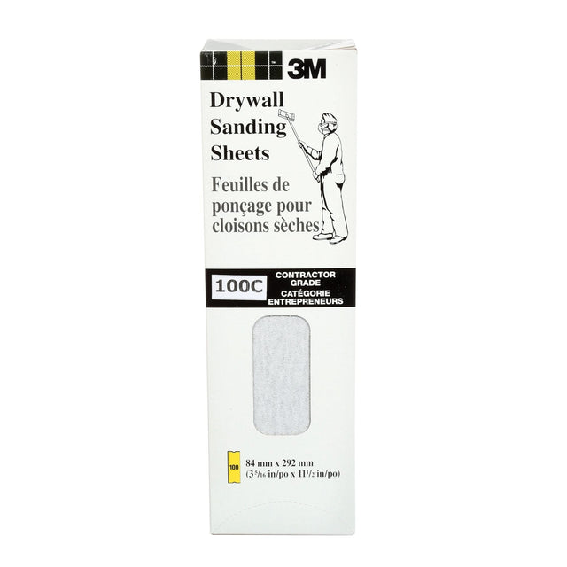 Tri-M-ite™ Fre-Cut™ Die -Cut Drywall Sheet, 11-1/4" x 3-5/16", 100 Grit, Silicon Carbide