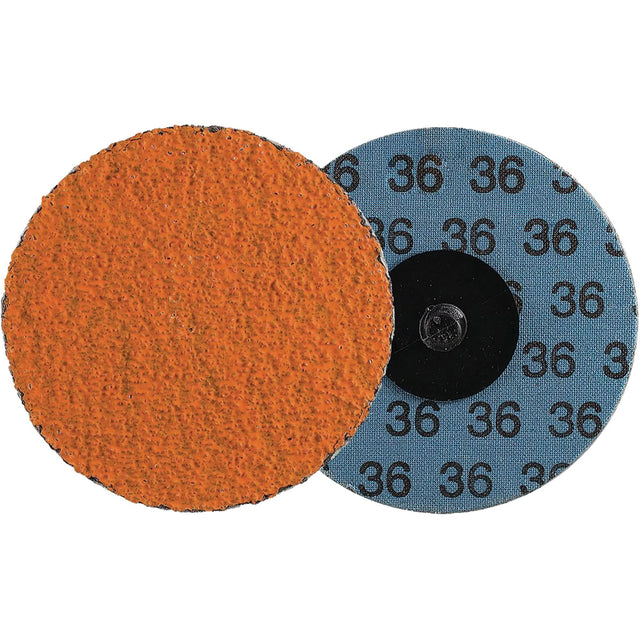 Twist Coolcut XX Sanding Disc, 2" Dia., 50 Grit, Ceramic