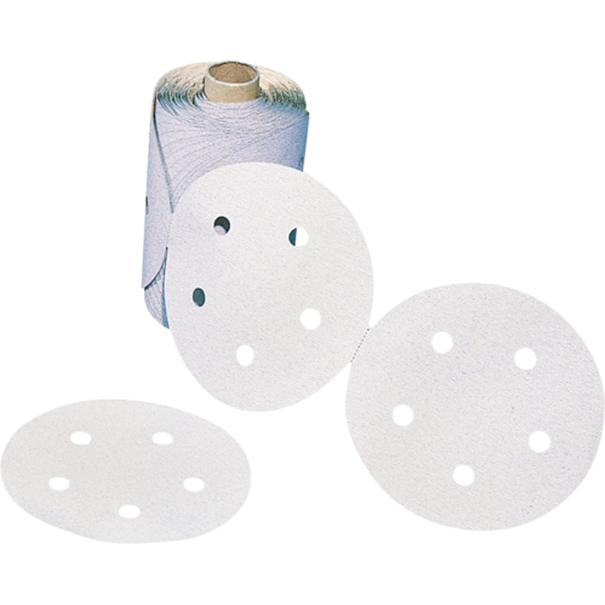 426U Stikit™ Paper Dust Free Disc Roll, 5" Dia., 100 Grit, Silicon Carbide
