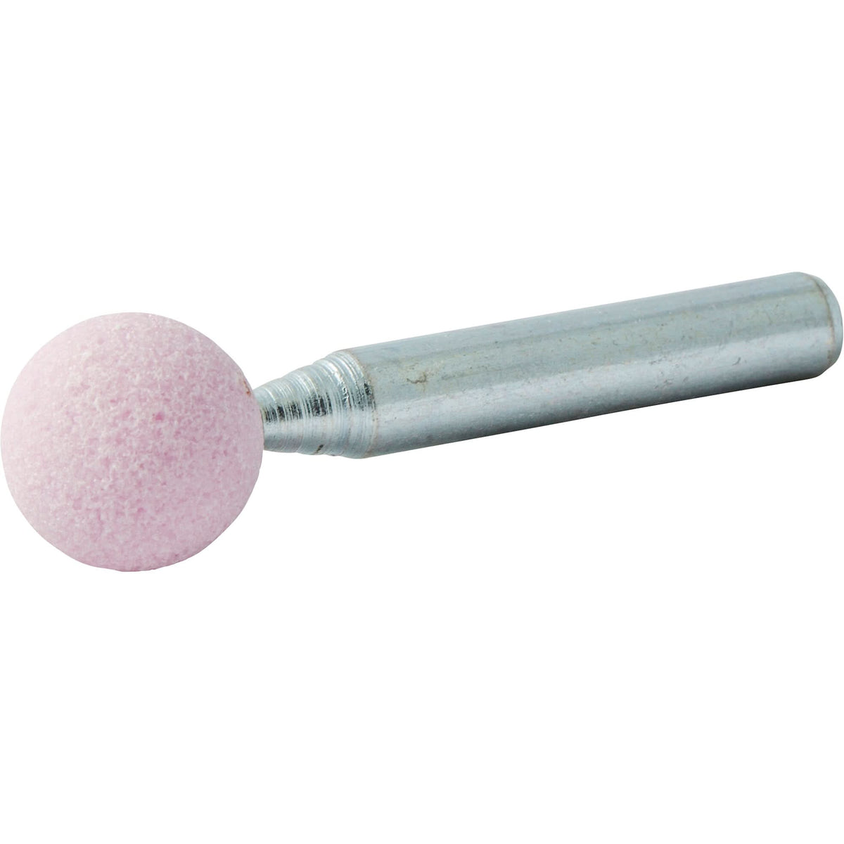 Vitrified Bond Mounted Point, B121, Aluminum Oxide, 1/2" Dia., 1/2" L, 80 Grit