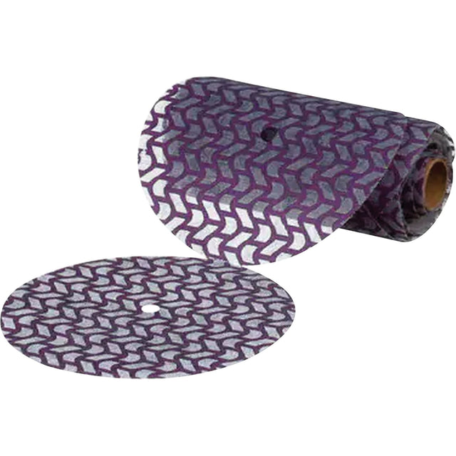 Cubitron™ II Net Disc Roll, 6" Dia., 120+ Grit, Aluminum Oxide/Ceramic