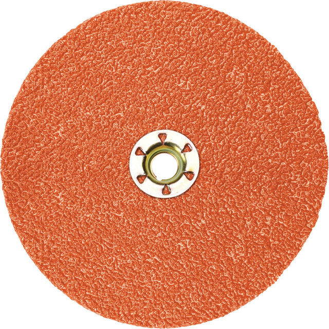 Quick-Change Fibre Disc, Ceramic Grain, 120, 7" Dia