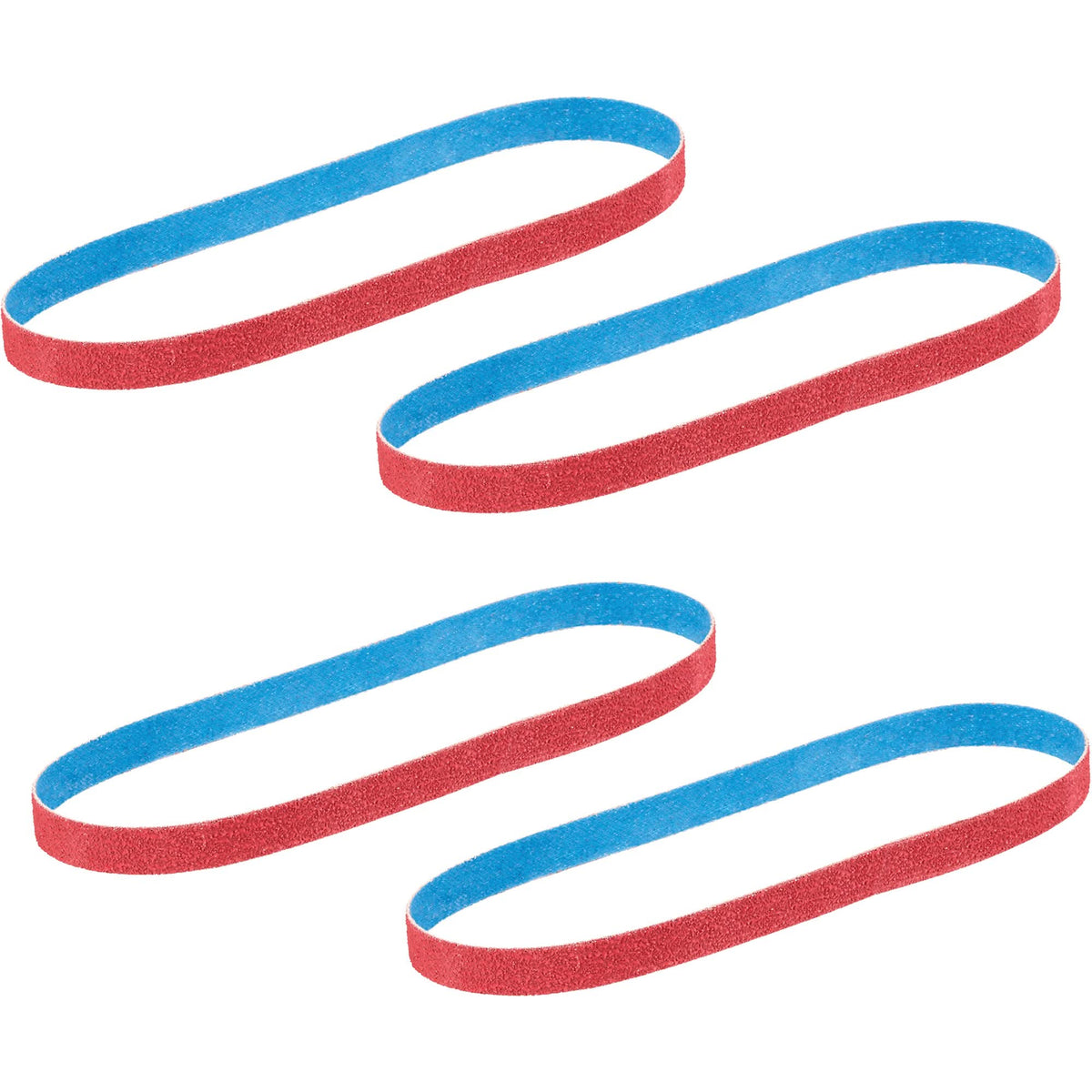 Bandfile Belts, 3/8" W x 13" L, Ceramic, 80 Grit