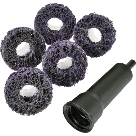 Scotch-Brite™ Roloc™ Pro Brake Hub Cleaning Disc Kit, Extra Coarse Grit, Silicon Carbide