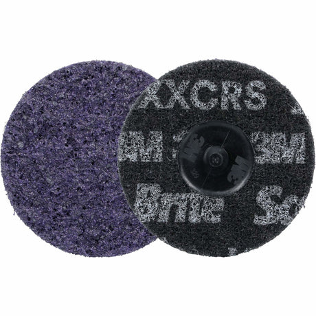 Scotch-Brite™ Roloc™ Precision Heavy Duty Surface Conditioning Disc, HD-DR, 3" Dia., 60+ Grit, Ceramic