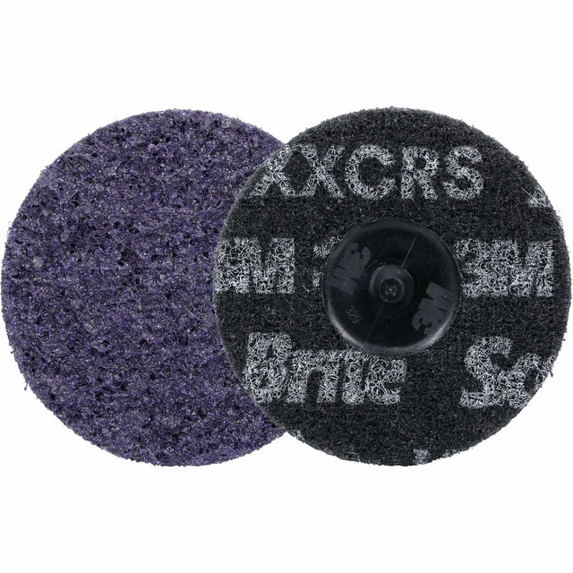 Scotch-Brite™ Roloc™ Precision Heavy Duty Surface Conditioning Disc, HD-DR, 3" Dia., 60+ Grit, Ceramic