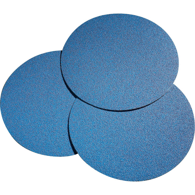 NorZon® Plus R821P Large Diameter Cloth PSA Discs, 12" Dia., 60 Grit, Zirconium