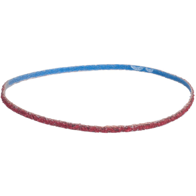 Cloth File Belt, 1/4" W x 24" L, Ceramic Alumina, 60 Grit