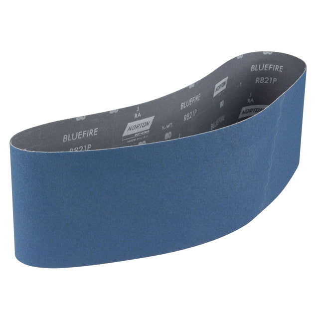BlueFire® Sanding Belt, 6" W x 48" L, Zirconium, 80-Y Grit