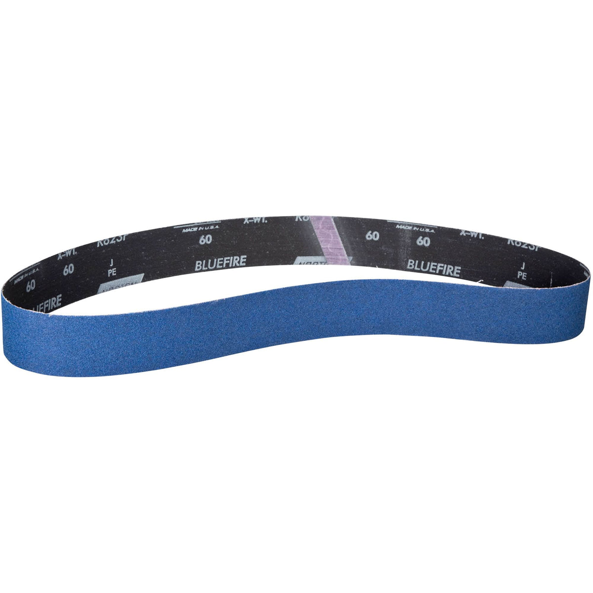 BlueFire® Narrow Benchstand Sanding Belt, 2" W x 48" L, Zirconia Alumina, 180 Grit