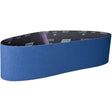 BlueFire® Narrow Benchstand Sanding Belt, 6" W x 60" L, Zirconia Alumina, 80 Grit