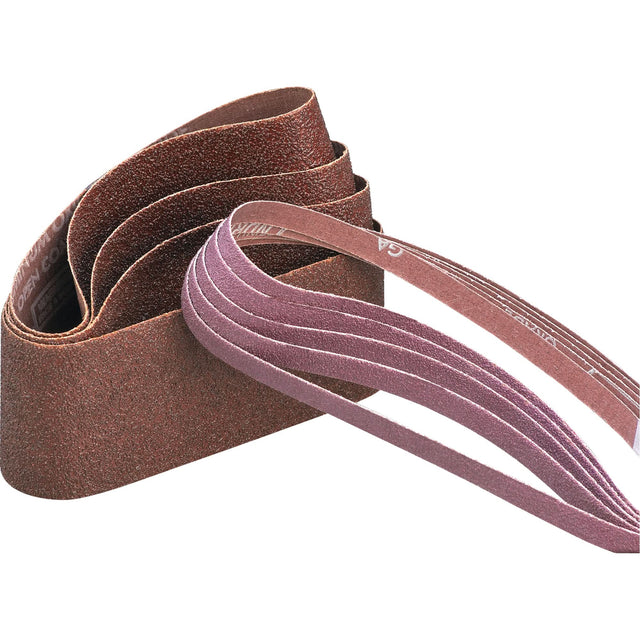 Metalite® R228 Portable Belts, 3" W X 24" L, Aluminum Oxide, 100 Grit