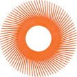 Scotch-Brite™ Type C Precision Radial Bristle Brush PN-RB without Adapter, Ceramic, 80+ Grit, 7-5/8" Dia.