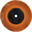 Scotch-Brite™ Type C Precision Radial Bristle Brush PN-RB with Adapter, Ceramic, 80+ Grit, 6" Dia.