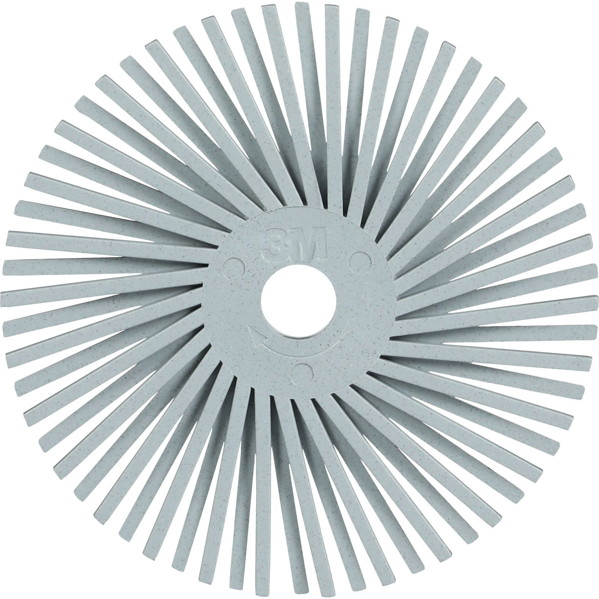 Scotch-Brite™ Type A Precision Radial Bristle Brush PN-RB, Ceramic, 120+ Grit, 3" Dia.